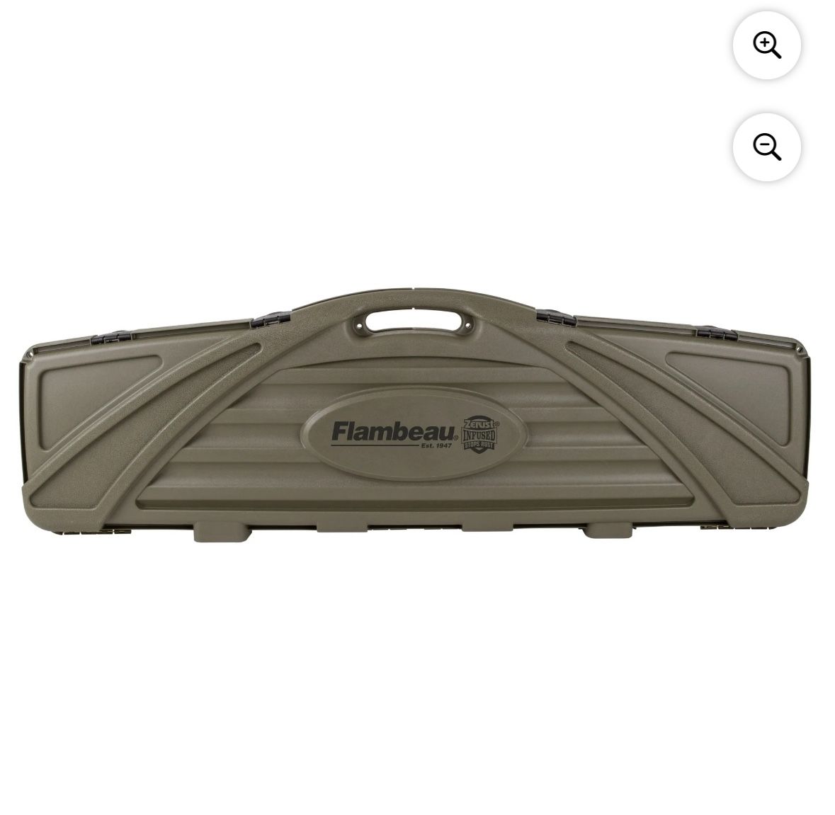 Flambeau Zerust Infused 2 Gun Case, Dim. 53.5"L x 17"W x 4.5"H Damaged a little bit