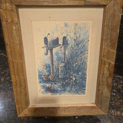 Farmhouse Wall Decor Framed 12x15