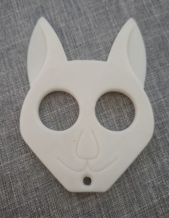 Plastic Defense Keychain