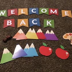 “Welcome Back” Banner For The Classroom