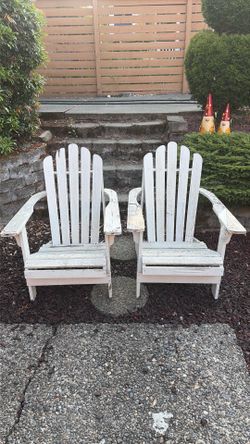 FREE …. 2 Adirondack chairs