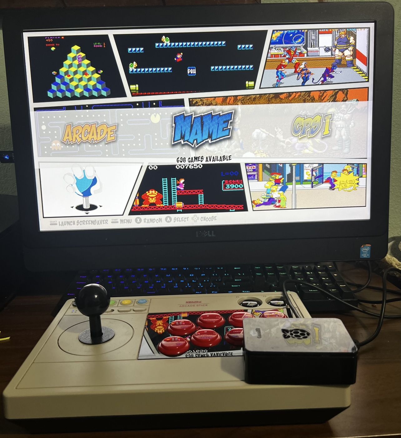 Stick Raspberry Game Raspberry Pi 4 8GB Ram With Arcade Stick Bundle for Sale in City Of ...