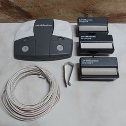 OEM 902LM Wall Door Opener, Three Remotes & Wiring