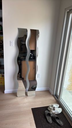 2 Ikea wavy krabb mirror 1999