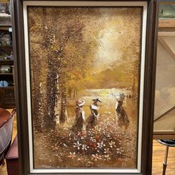 Boris Chezar Sand Painting Park Scene