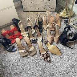 Sandals, shoes, boots, and sneakers