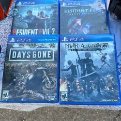 PS4 Video Games Lot 