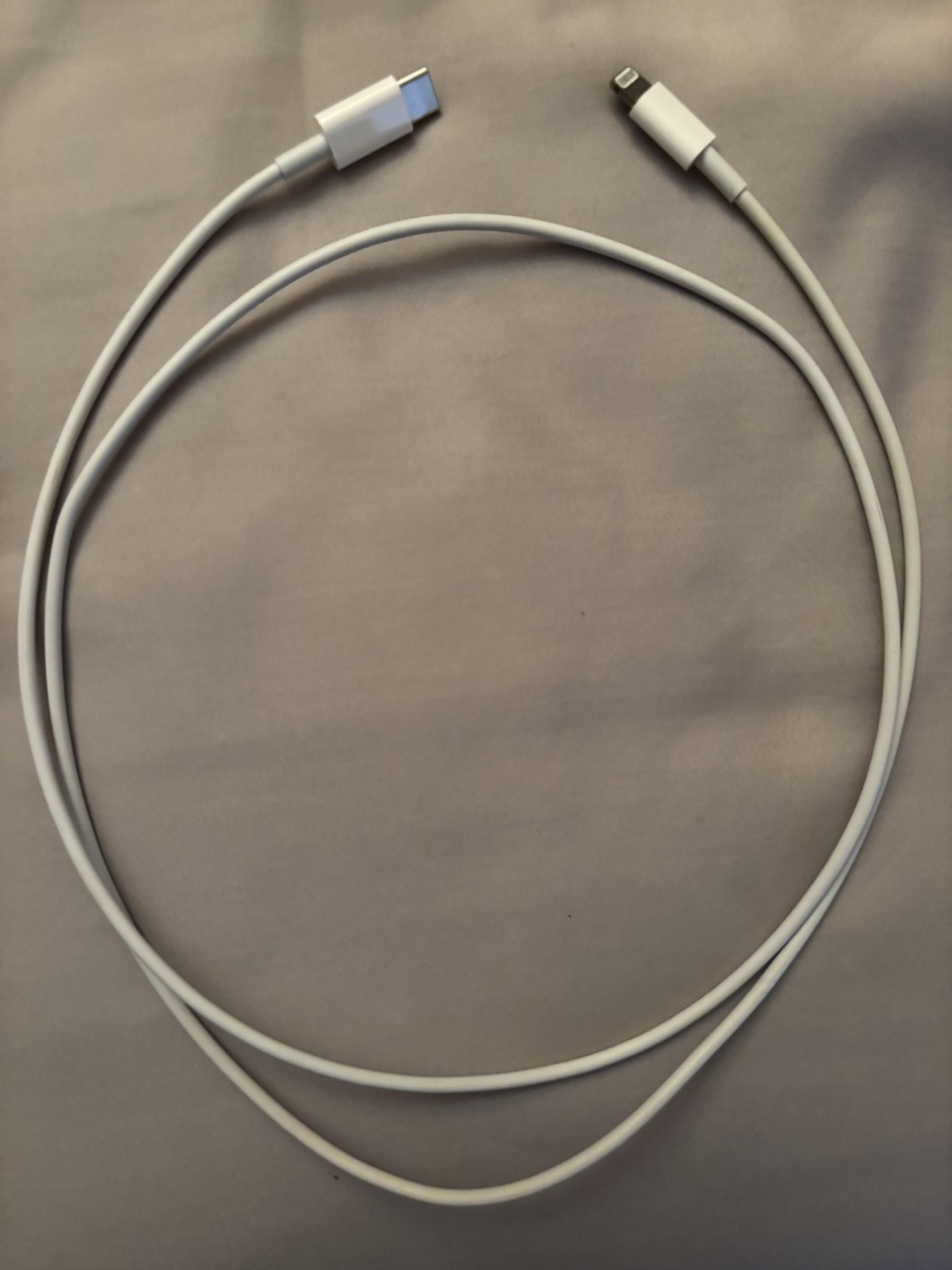 Apple lightning to USB C charging cable