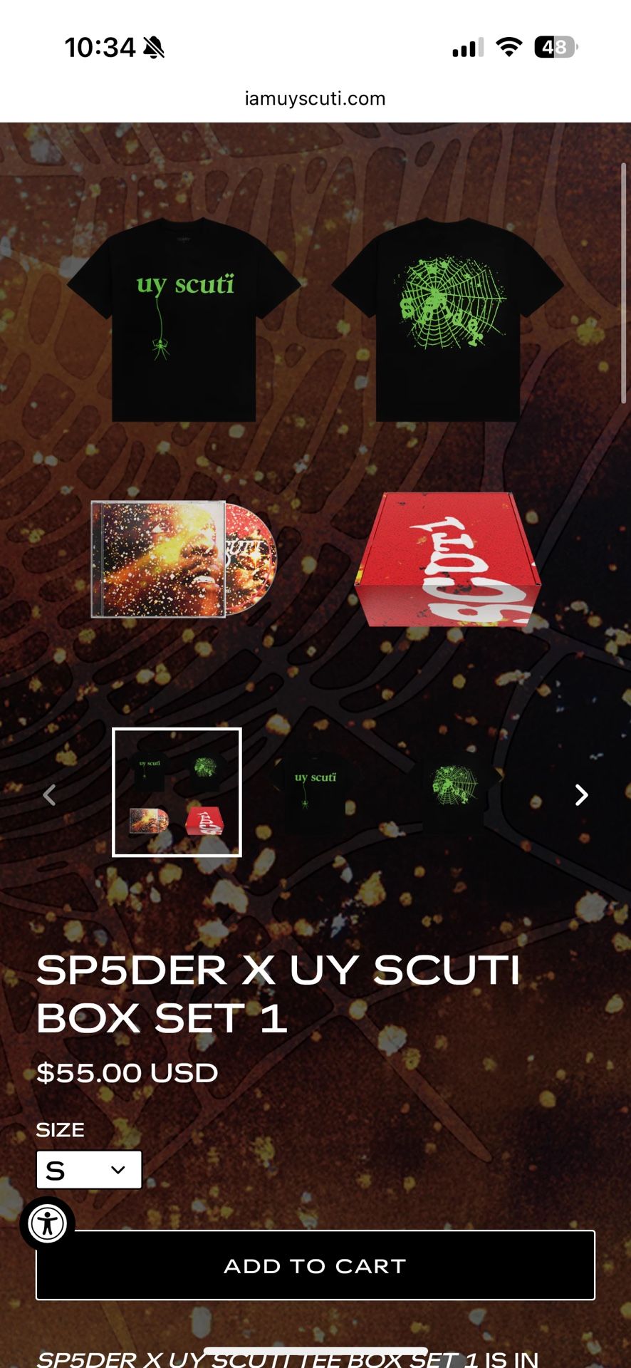 Young thug Uy Scuti Sp5der shirt