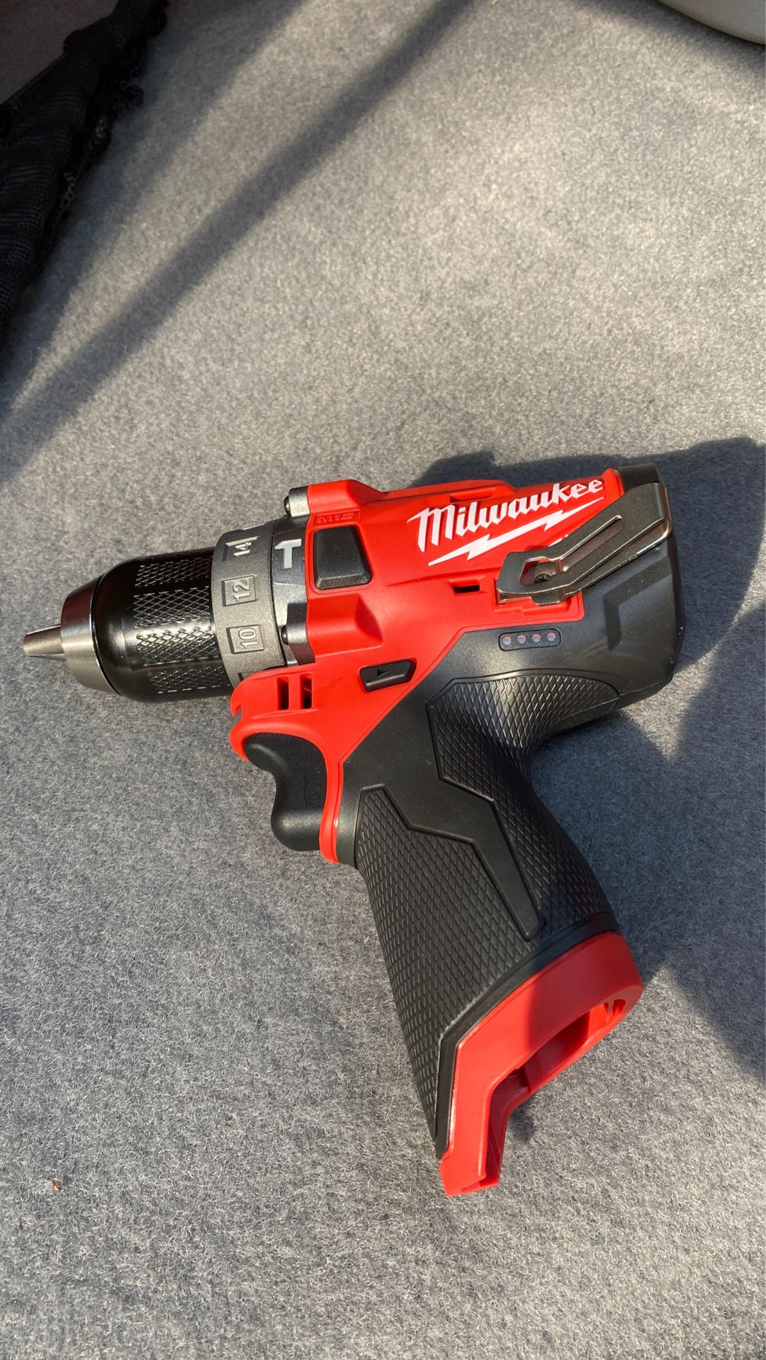 Milwaukee M12 Fuel 1/2” Hammer Drill/Driver, M12 Batteries and Chargers