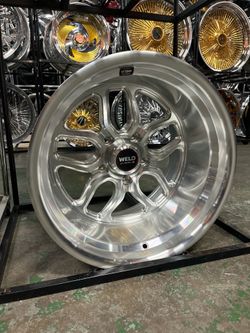 17 INCH 17x11 WELD RACING WHEELS RIMS TIRES