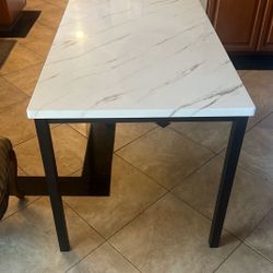 Plastic Marble Dining Table