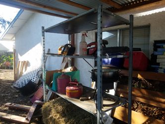 Garage rack on wheels