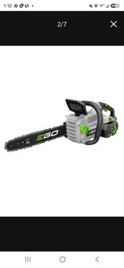 EGO
POWER+ 56-volt 18-in Brushless Cordless
Electric Chainsaw 5 Ah (Battery and Charger
Included)