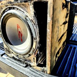 12 inch Alpine Type R in huge Ported enclosure For Car Audio 