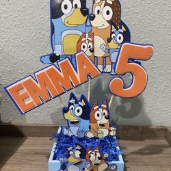 Bluey Party Centerpieces