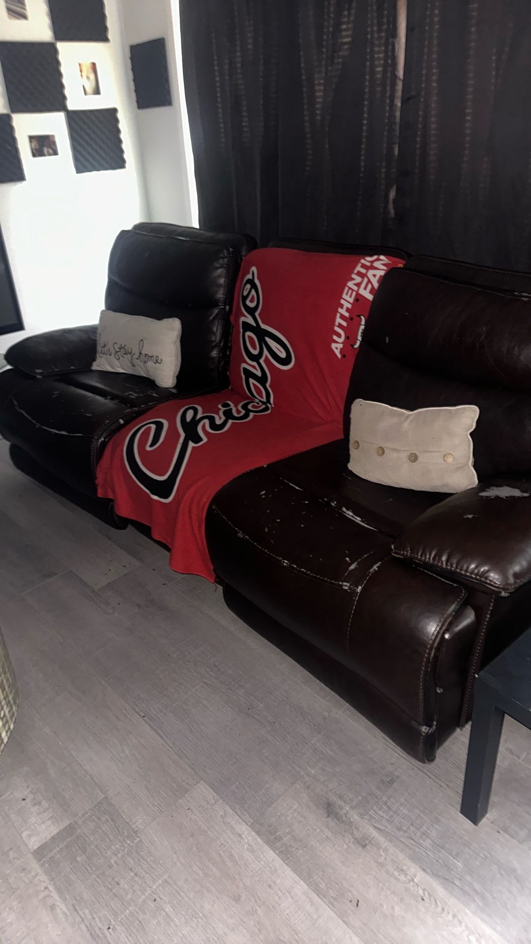 FREE Leather Reclining Couch