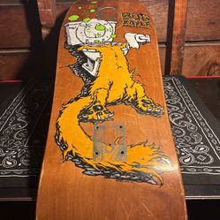 1990 Santa Cruz Skateboards Bod Boyle Vert Deck Skateboard Street Skating Sports Collectables 