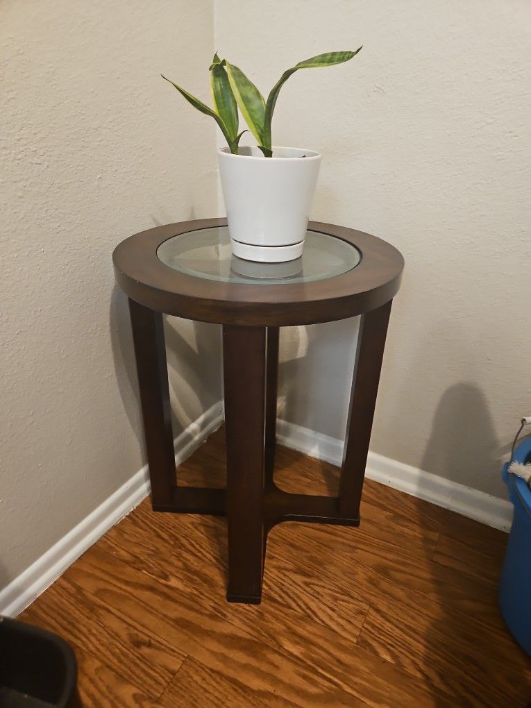 Two Circular  End Tables