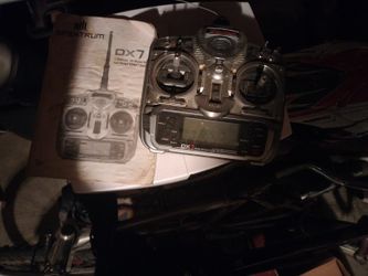 Spektrum Dx7 Radio Rc Controller With Manual