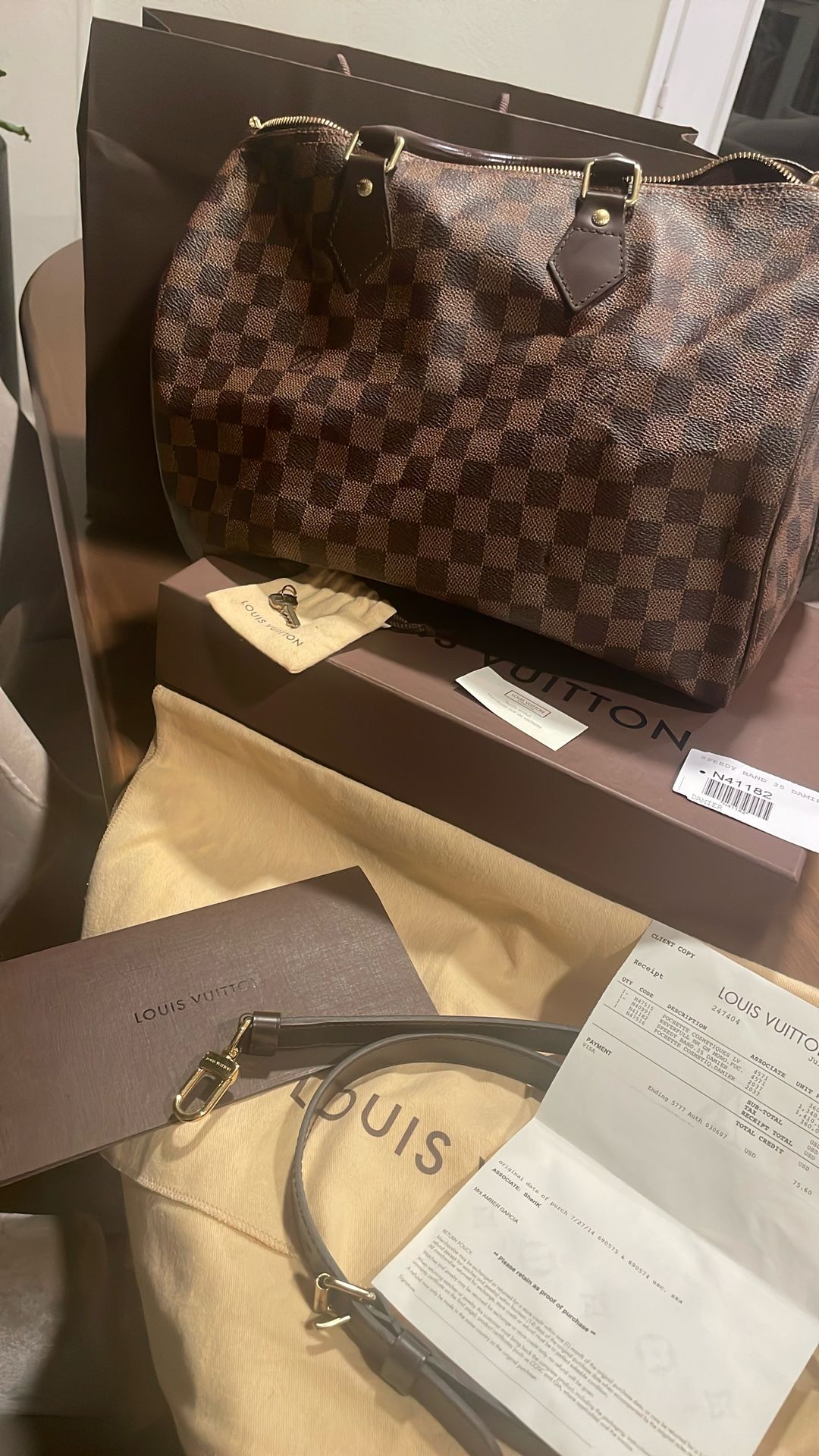 Damier Speedy Band.35