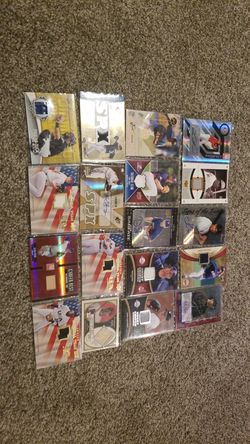 Random Auto/Jersey/Bat Baseball Cards Lot 2