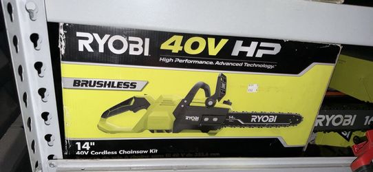 Ryobi 40 volt HP brushless 14” chainsaw kit