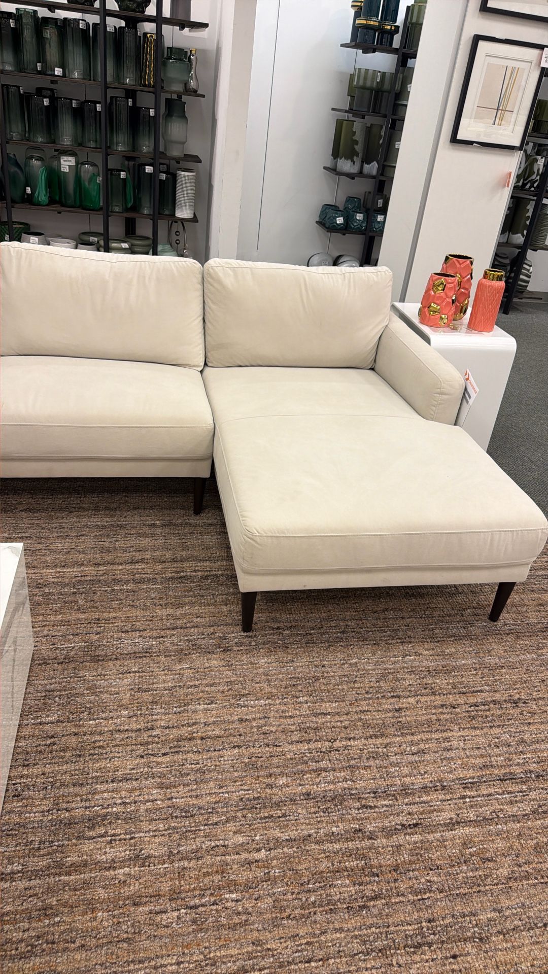Fabric Beige Sectional