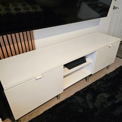 White TV Stand