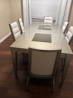 Dining table with chairs