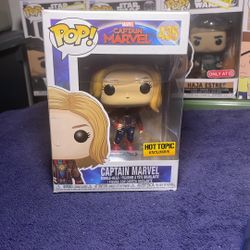Funko Pop! Vinyl: Marvel - Captain Marvel (Brown Jacket) - Hot Topic