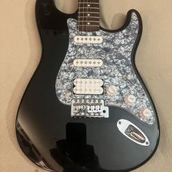 Customized Squier Stratocaster Guitar 