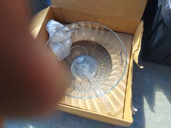 Smirnoff Glass Punch Bowl New In Box