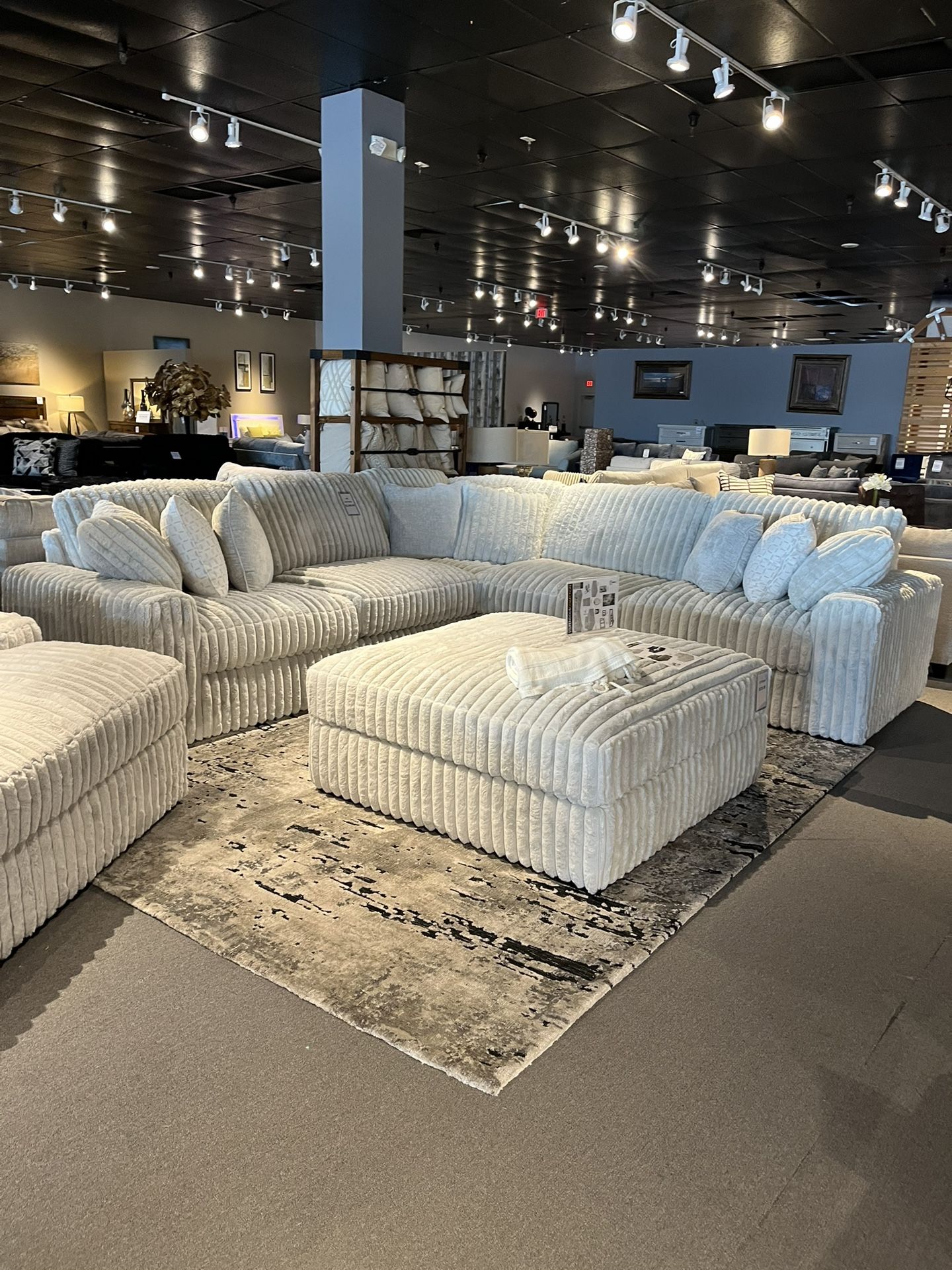 Light Grey 3PC Sectional Couch