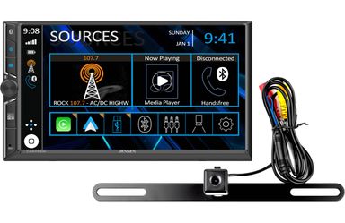 Jensen CAR723W-BC Digital multimedia receiver with backup camera