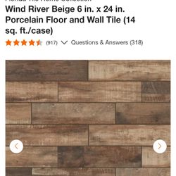 Florida Tile 6inX24in 15 Boxes 