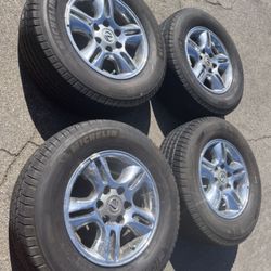 4 - 265/65r17 6x5.5 6x139.7 Stock Lexus Gx470 Tacoma Tundra 4Runner Yukon Tahoe Wheels Rims Good Michelin Tires !