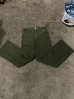 Nordstrom Dark Green Jeans Male/women SIZE 26