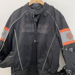 Harley Davidson Jacket 2 Piece Set L