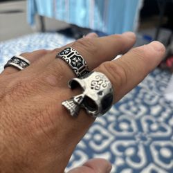 Stainless Steel Skull Ring 