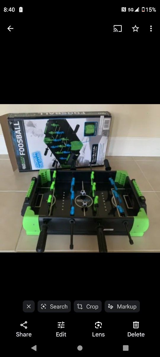 Franklin Glomax 20" Table Foosball Set