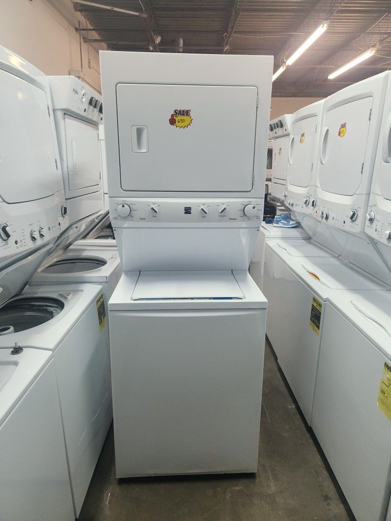 KENMORE STACK SET WASHER AND ELECTRIC DRYER DELIVERY IS AVAILABLE AND HOOK UP 