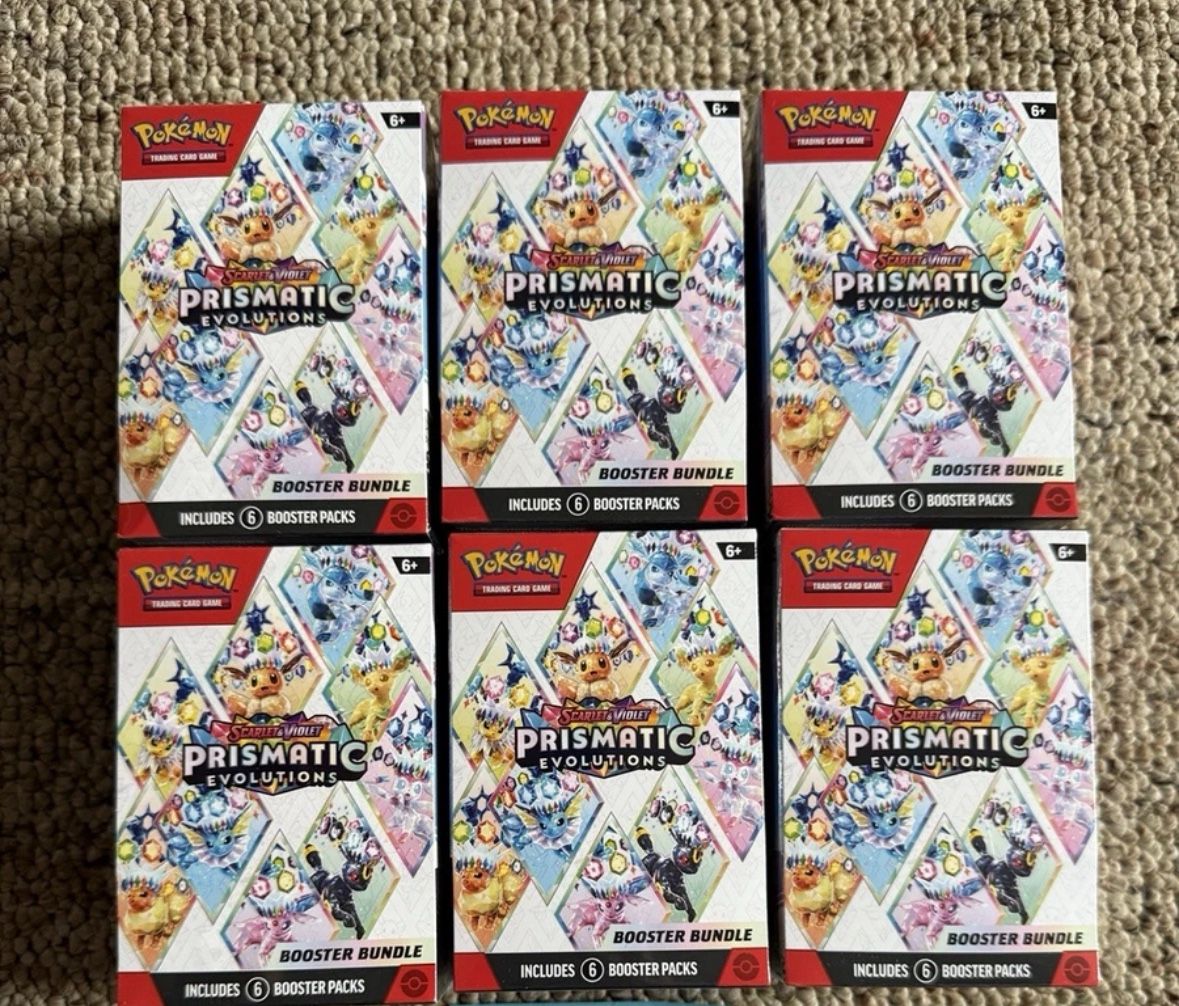 Pokemon Prismatic Evolutions Booster Bundle Pokemon Prismatic Evolutions Booster Bundle
