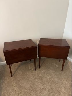 Matching mahogany and tables