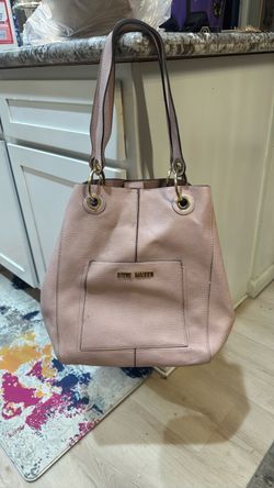 Steve Madden Pink Bucket Tote Bag