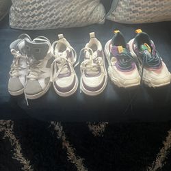 Kids Used Jordan’s And Zara Shoes Size 1 All 3 Pairs For 30.00