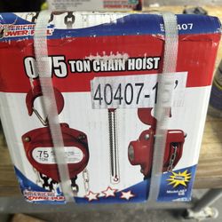 Chain Hoist. 1,500 Lbs