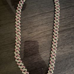 22in Moissanite Chain  12mm