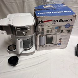 Hamilton Beach - 2-Way Programmable 12 Cup and Single-Serve Coffee Maker -