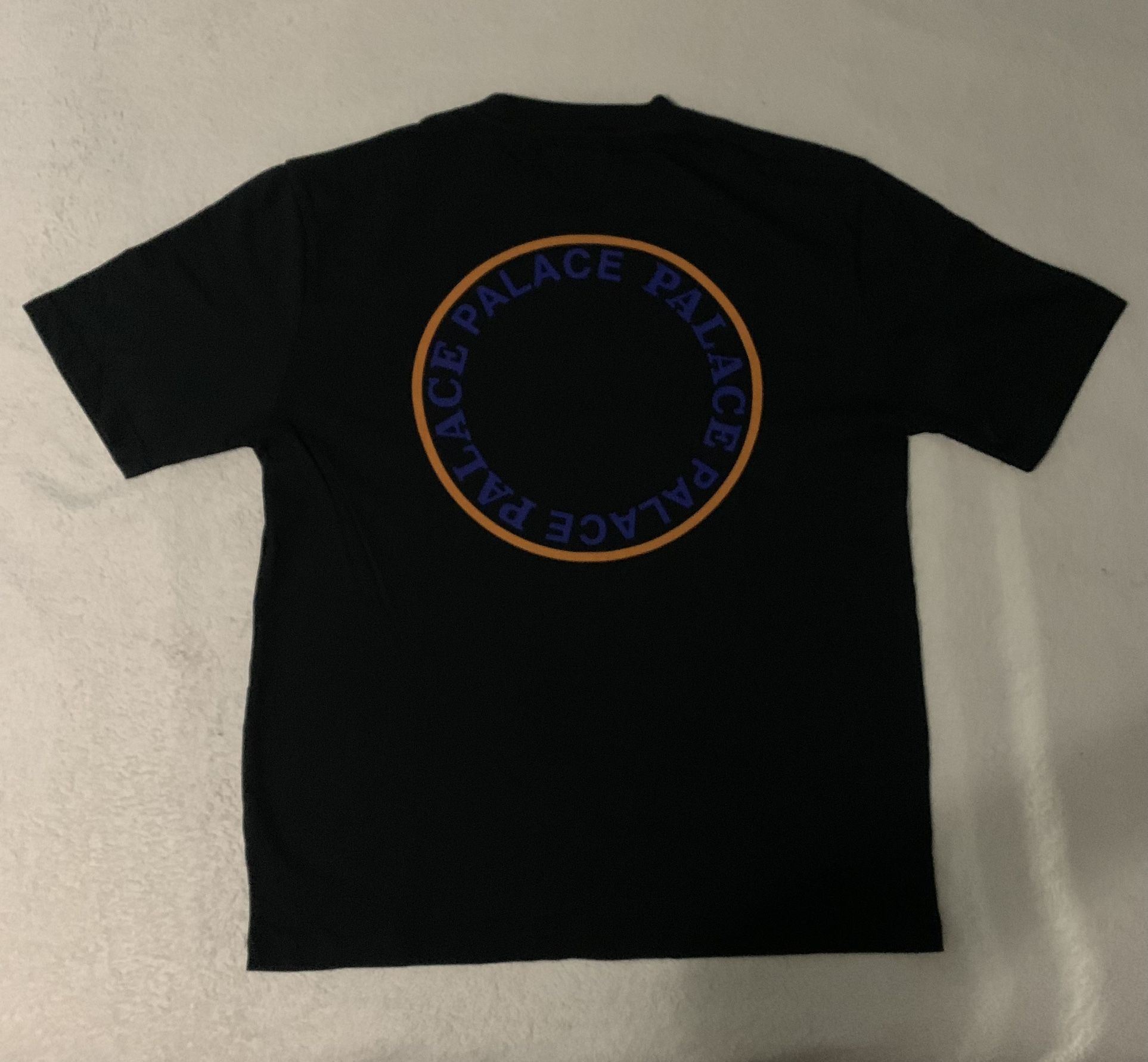 Palace Sircle T-Shirt Black/Orange/Blue